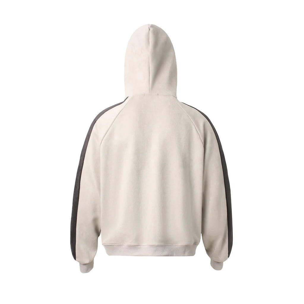 "MSTAR"  Retro Zip Hoodie Jacket