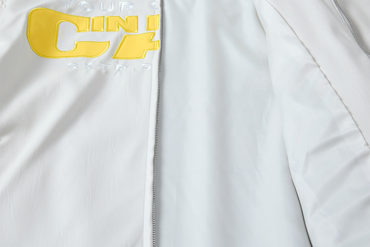 "TOUGE" Leather Motorcycle Jacket Globain.