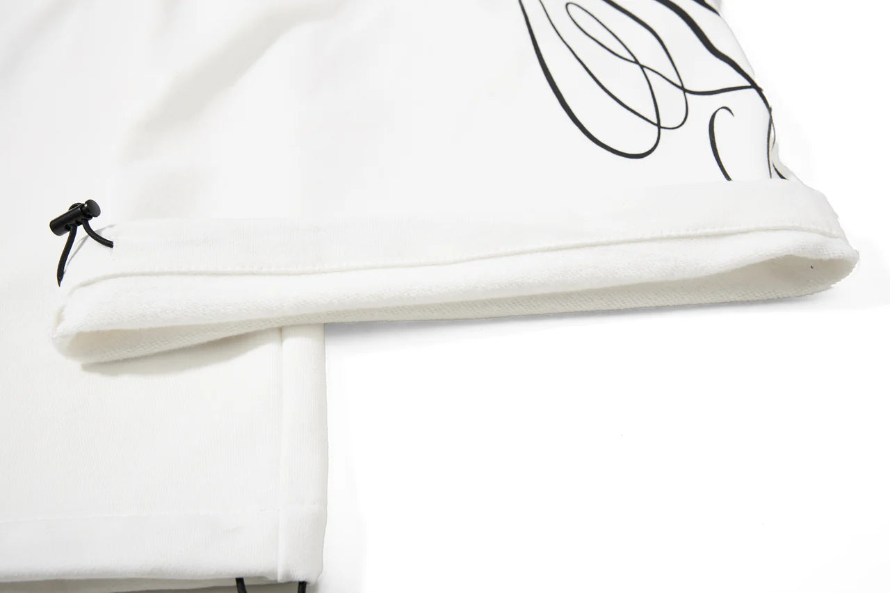 "SEMPITERNAL" Wide Leg Sweatpants