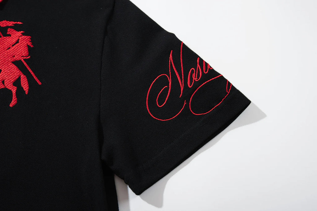 "DEVIL" Gothic Polo Tee