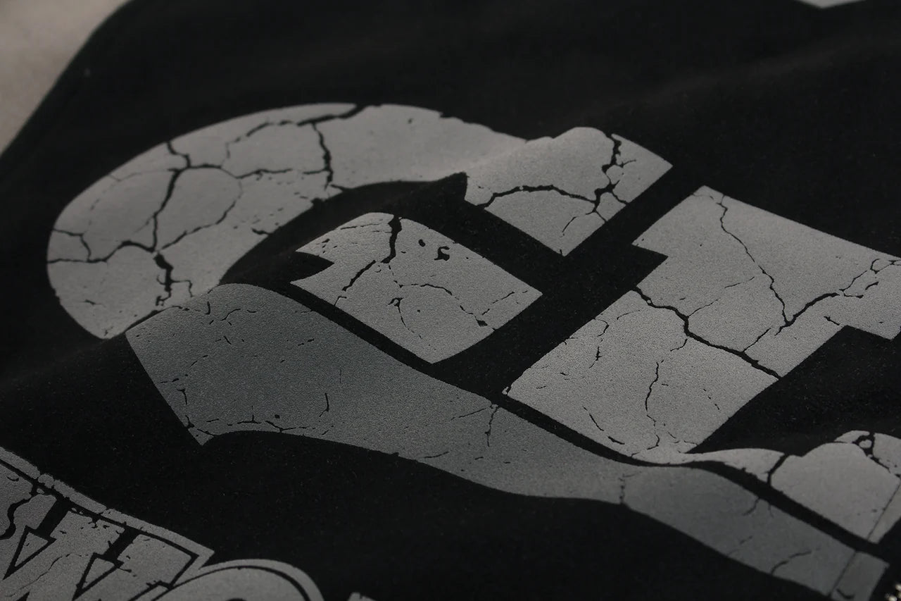 "MSTAR"  Retro Zip Hoodie Jacket