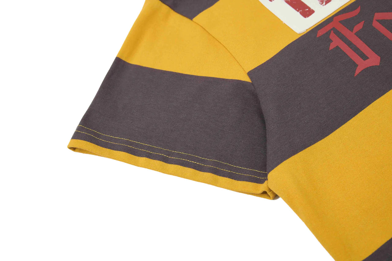 "HOPE" Stripe Polo Shirt