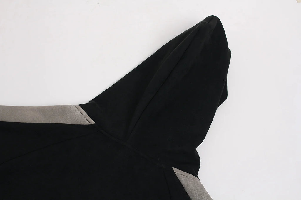 "MSTAR"  Retro Zip Hoodie Jacket