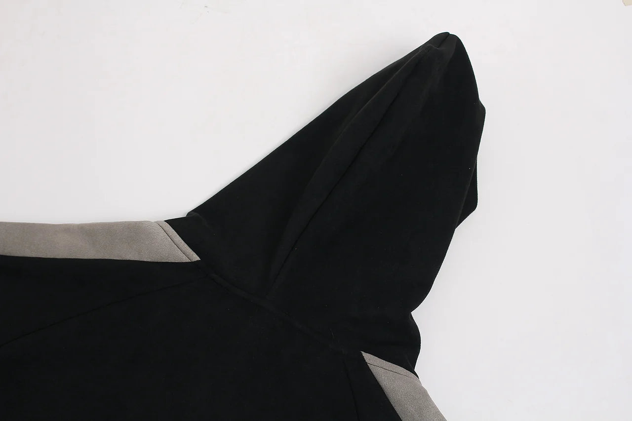 "MSTAR"  Retro Zip Hoodie Jacket