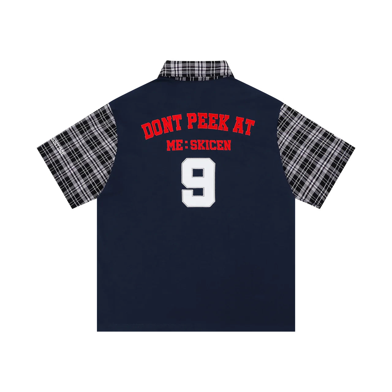 "XX" Plaid Sleeve Polo Shirt