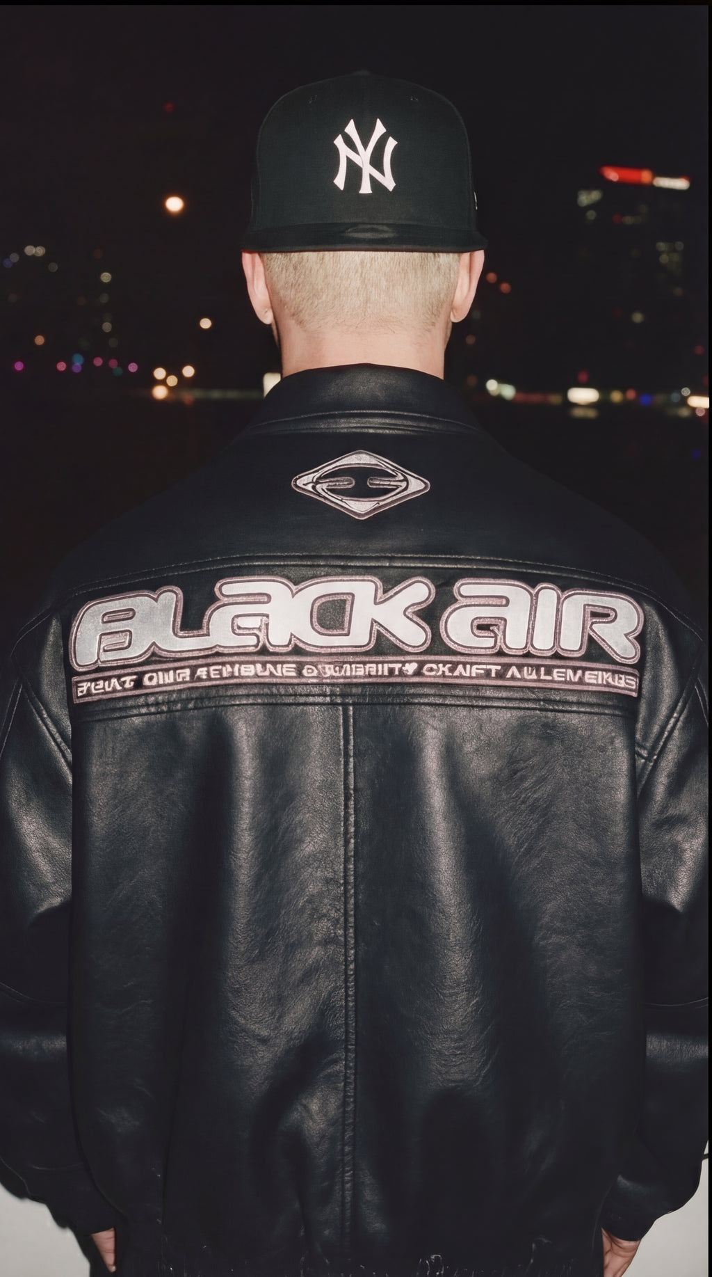 "KAMINARI" Leather Motorcycle Jacket Globain.