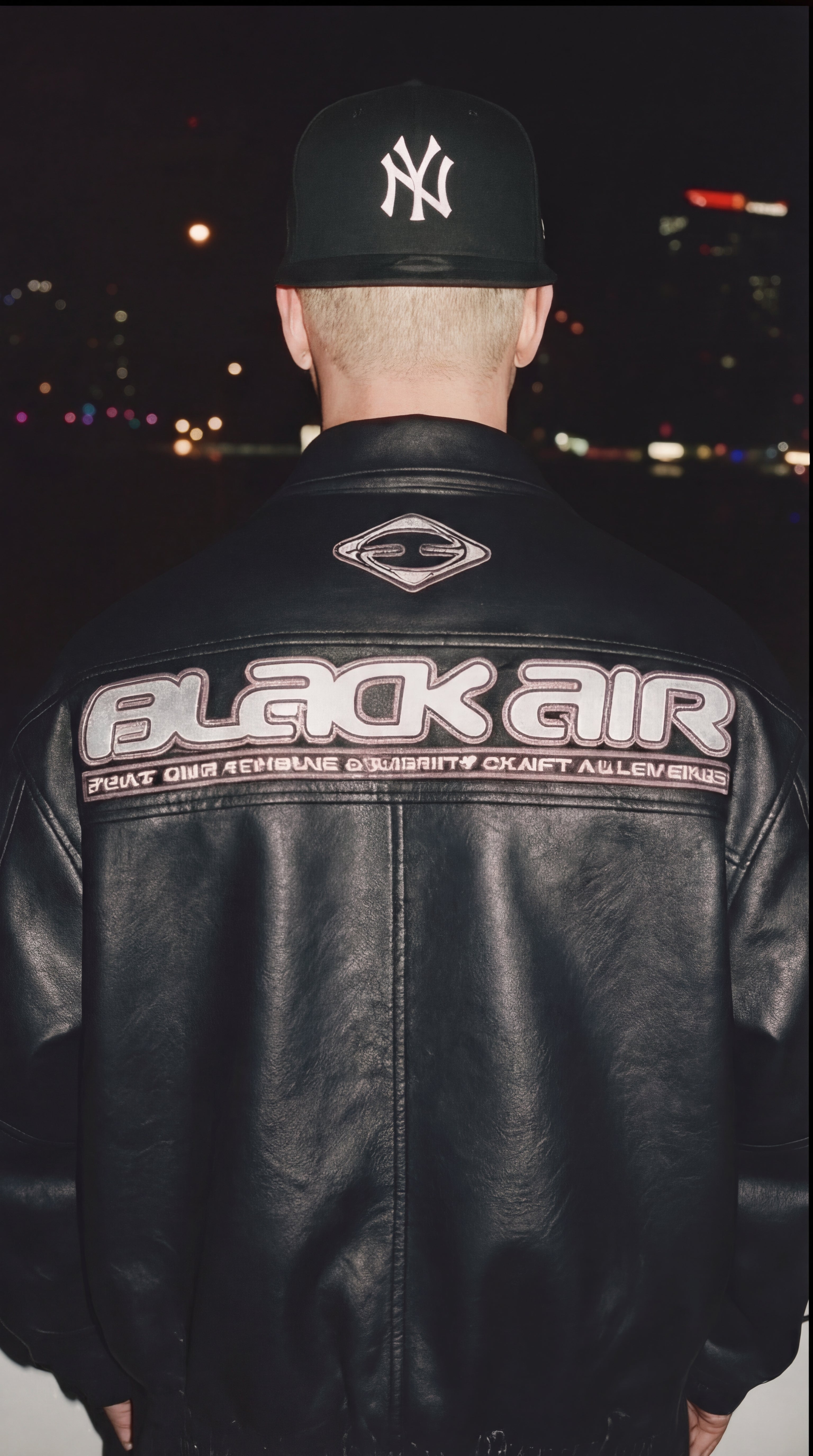 "KAMINARI" Leather Motorcycle Jacket Globain.