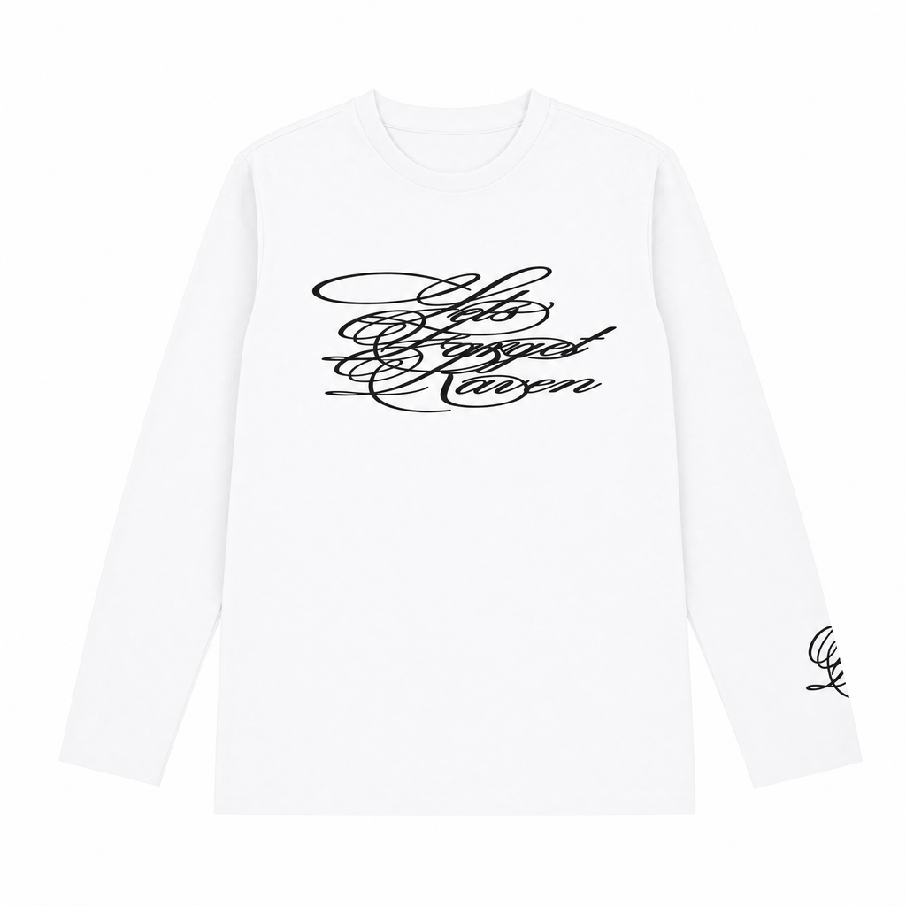 "GETS FARGET RAVEN" Long Sleeve T shirt .