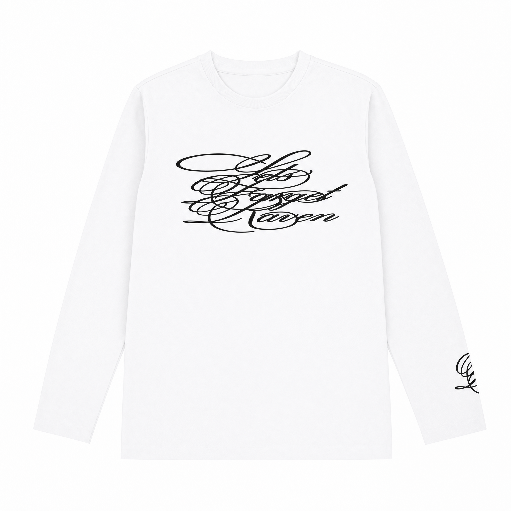 "GETS FARGET RAVEN" Long Sleeve T shirt .