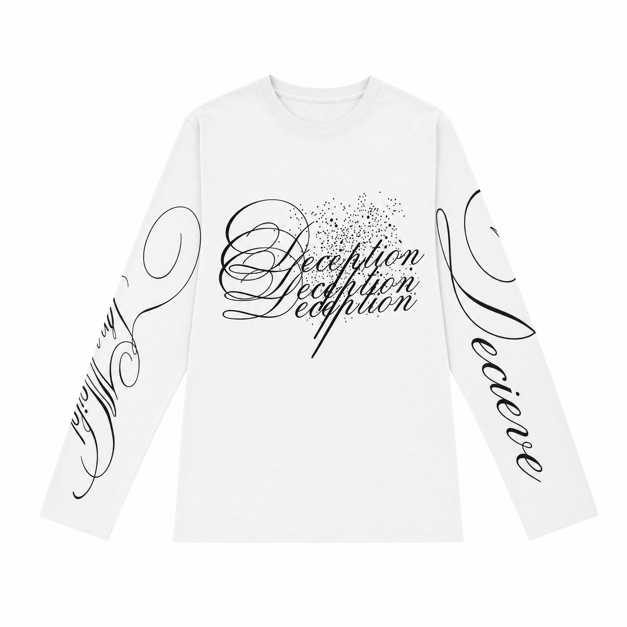 "DECEPTION " Long Sleeve T Shirt