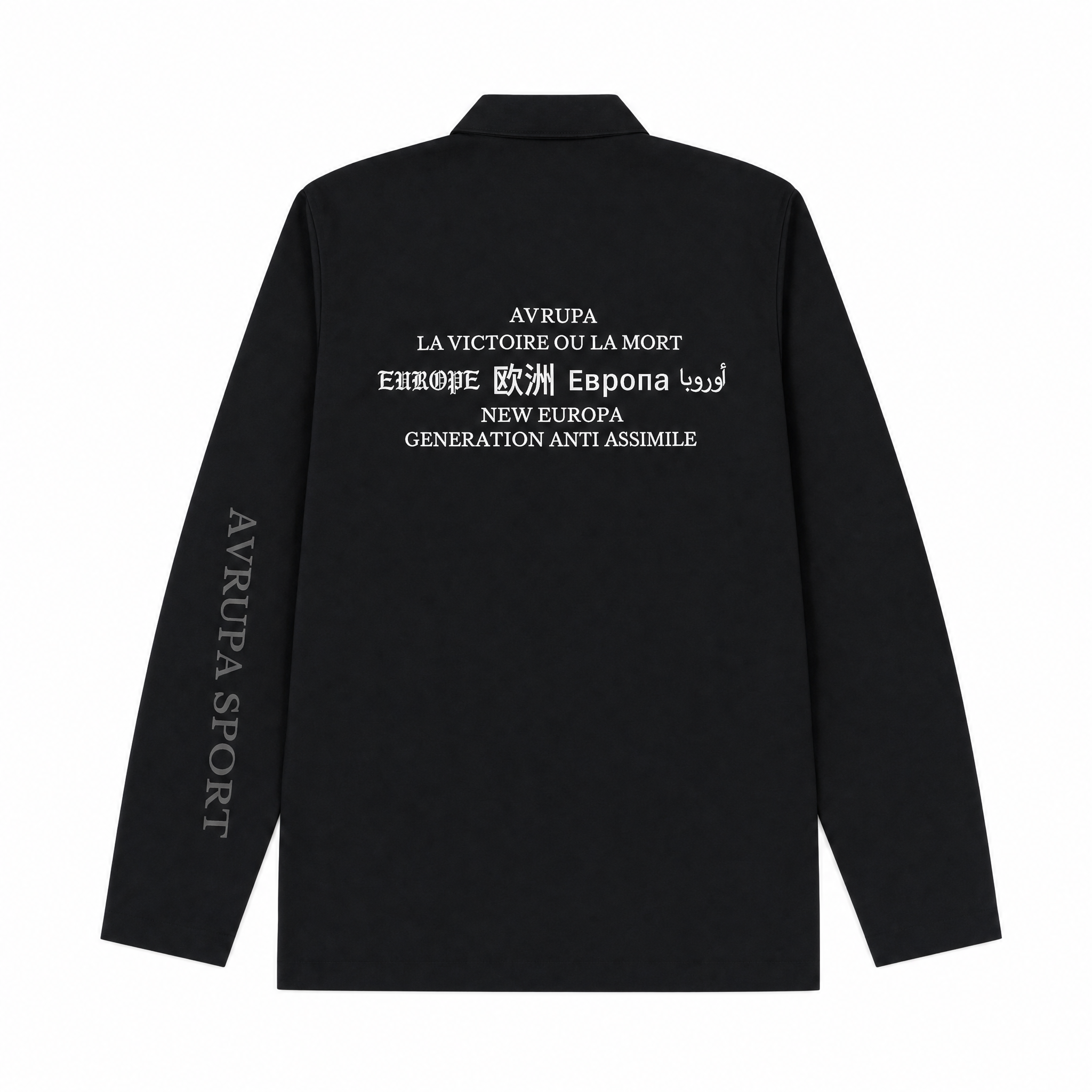 " PORTUGAL "Retro Long Sleeve Polo Shirt